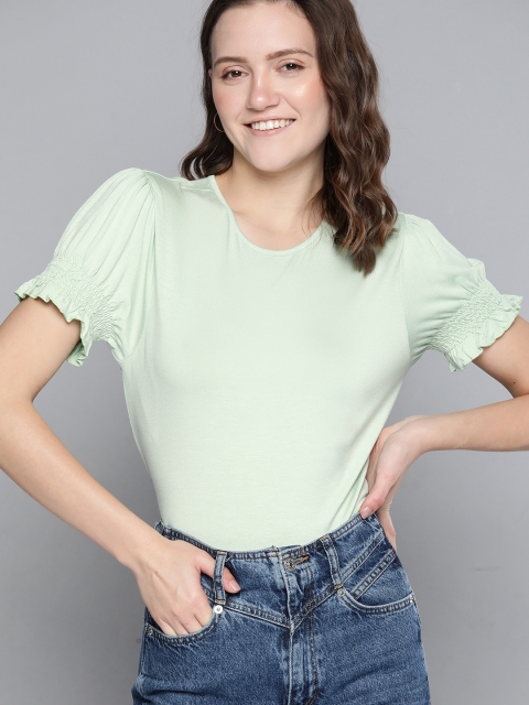 

Mast & Harbour Women Green Regular Top
