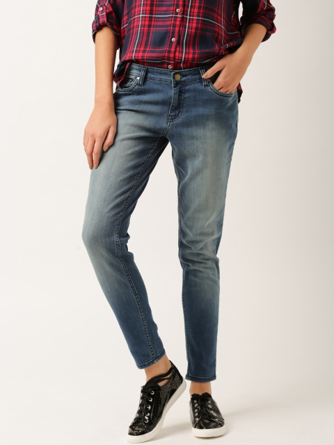 

DressBerry Women Blue Skinny Fit Mid-Rise Clean Look Jeans