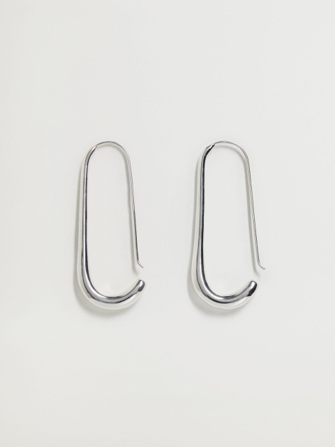 

MANGO 925 Sterling Silver-Plated Contemporary Drop Earrings