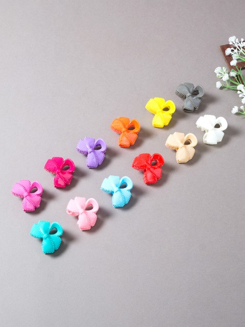 

Golden Peacock Set Of 12 Multicoloured Claw Clip, Multi