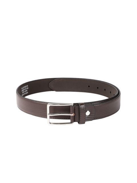 

Peter England Men Brown Textured Belt