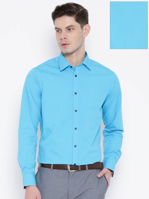 

Blackberrys Blue Slim Fit Formal Shirt