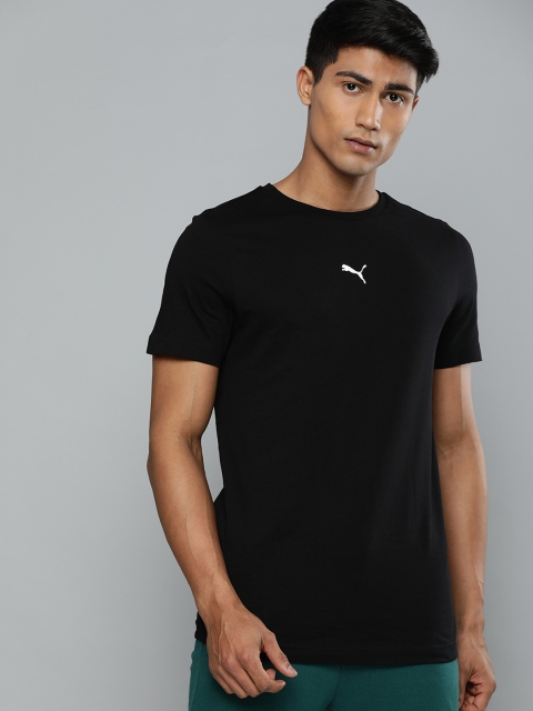 

one8 x PUMA Men Black Pure Cotton T-shirt