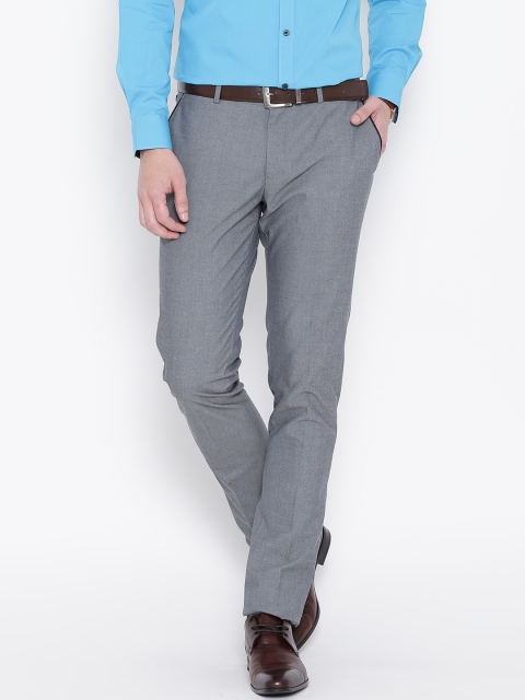 

Blackberrys Grey Sharp Fit Formal Trousers