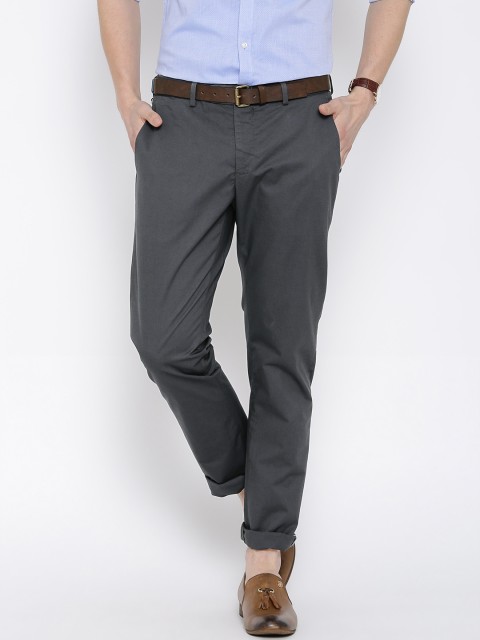 

Blackberrys Grey Sharp Fit Casual Trousers