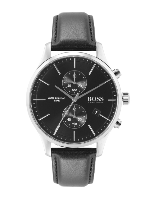 

Hugo Boss Men Black Associate Analogue Watch 1513803