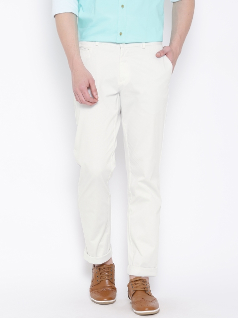

Blackberrys Off-White Sharp Fit Casual Trousers
