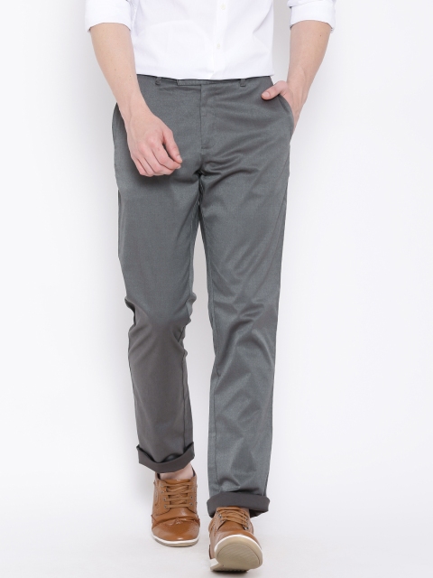 

Blackberrys Grey Sharp Fit Casual Trousers