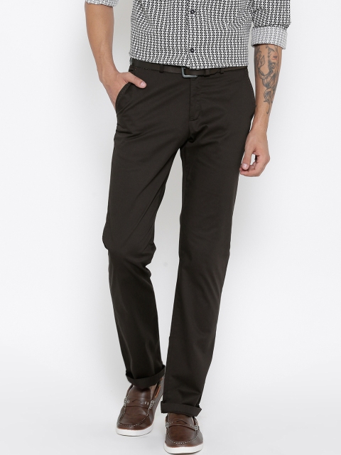 

Blackberrys Coffee Brown Sharp Fit Smart Casual Trousers