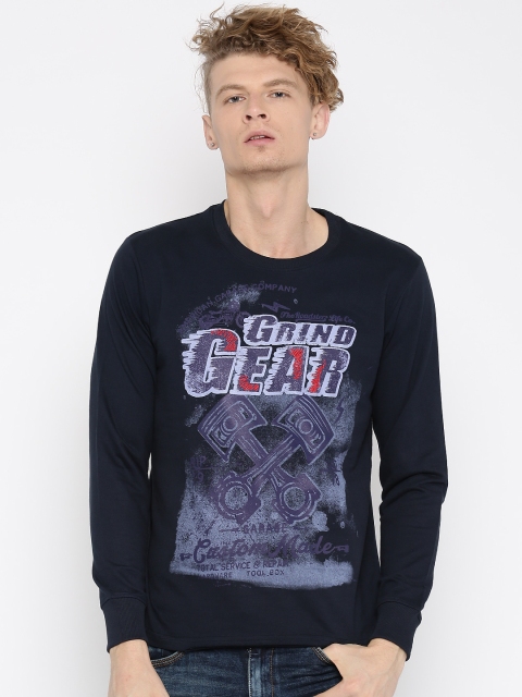 

Roadster Navy Printed Sweatshirt, Navy blue