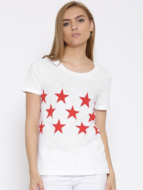 

Vero Moda White Star Print T-shirt