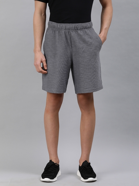 

Nike Men Grey Self Design Regular Fit Regular Shorts
