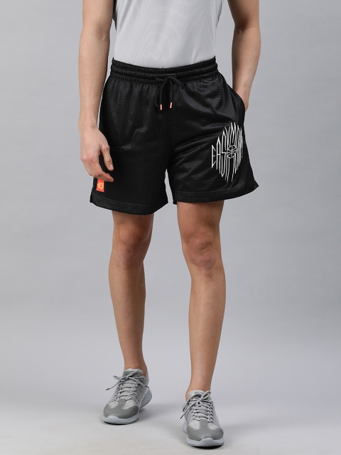 

Nike Men Black Printed AS KD M NK MESH Regular Fit Sports Shorts