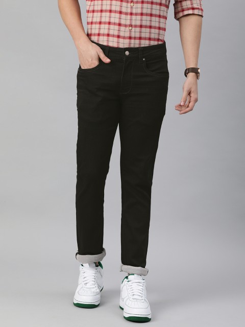 

Louis Philippe Jeans Men Black Slim Fit Low-Rise Stretchable Jeans