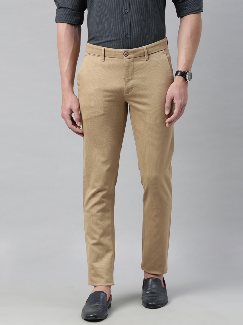 

Louis Philippe Sport Men Khaki Slim Fit Solid Regular Trousers
