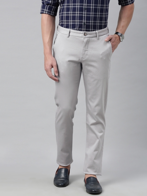 

Louis Philippe Sport Men Grey Slim Fit Solid Regular Trousers