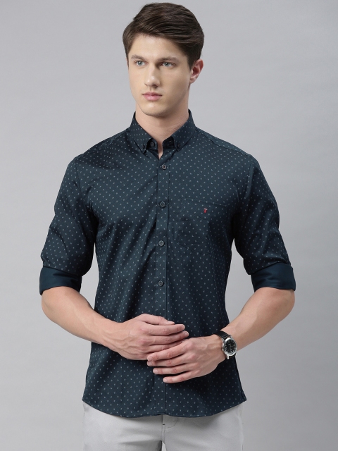 

Louis Philippe Sport Men Navy Blue Slim Fit Printed Casual Shirt