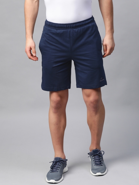 

Alcis Men Navy Blue Solid Regular Fit Sports Shorts