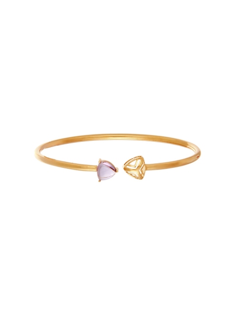 

Mia by Tanishq 14-Karat Yellow Gold Precious Bangle with Amethyst