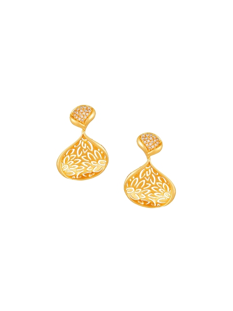 

Mia by Tanishq 14-Karat Gold Precious Earrings with Diamonds