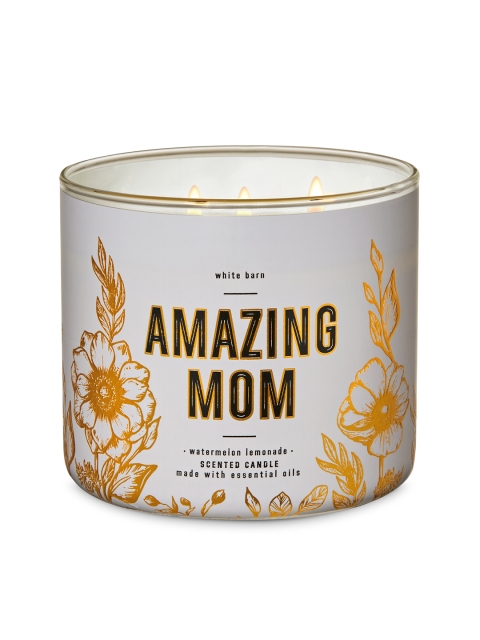 

Bath & Body Works Watermelon Lemonade 3-Wick Candle, Off white
