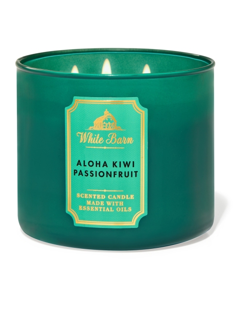 

Bath & Body Works Green Aloha Kiwi Passionfruit 3-Wick Candle