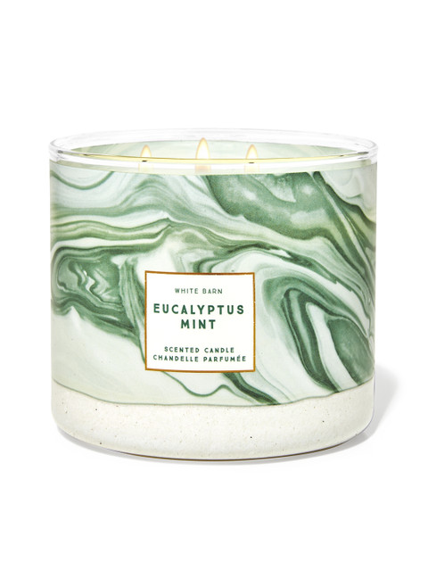 

Bath & Body Works Eucalyptus Mint 3-Wick Candle, Green