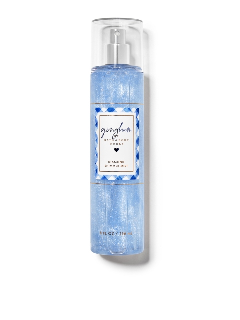 

Bath & Body Works Unisex Gingham Diamond Shimmer Mist - 236ml, Blue