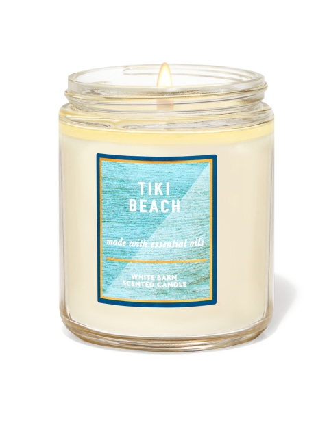 

Bath & Body Works Tiki Beach Single Wick Candle, White