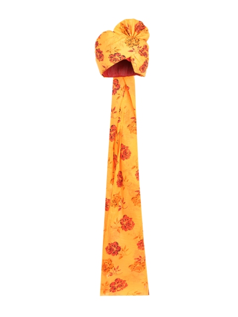 

Tistabene Men Mustard Yellow & Red Floral Print Pagri