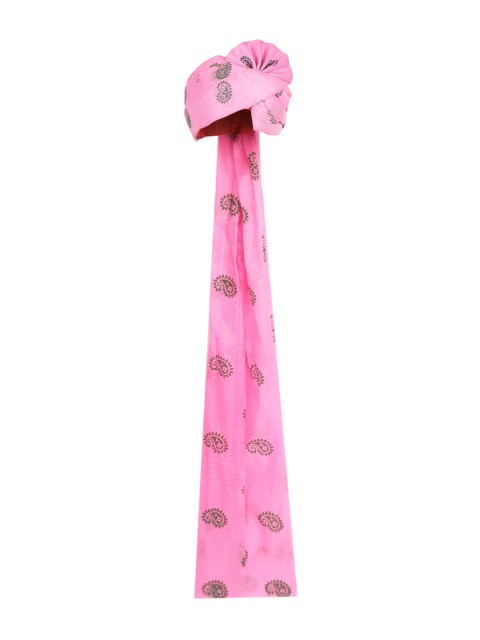 

Tistabene Men Pink & Green Paisley Print Pagri