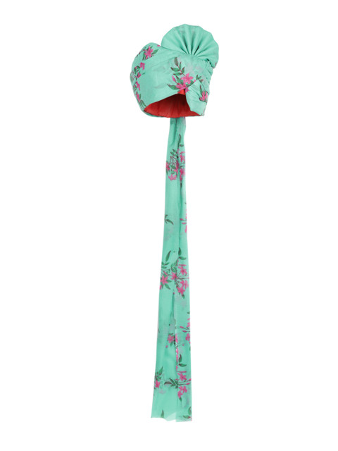 

Tistabene Men SeavGreen & Pink Floral Print Cotton Pagri, Sea green