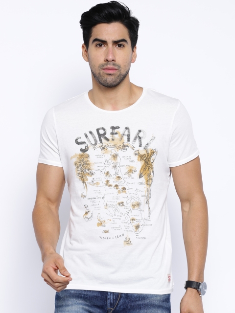 

Jack & Jones White Printed T-shirt