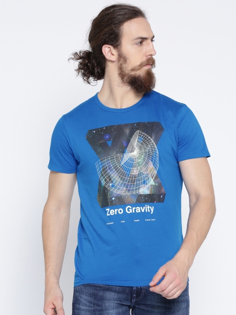 

Jack & Jones Blue Printed T-shirt