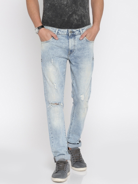 

Jack & Jones Men Blue Distressed Jeans