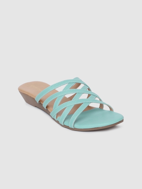

DressBerry Women Blue Open Toe Flats