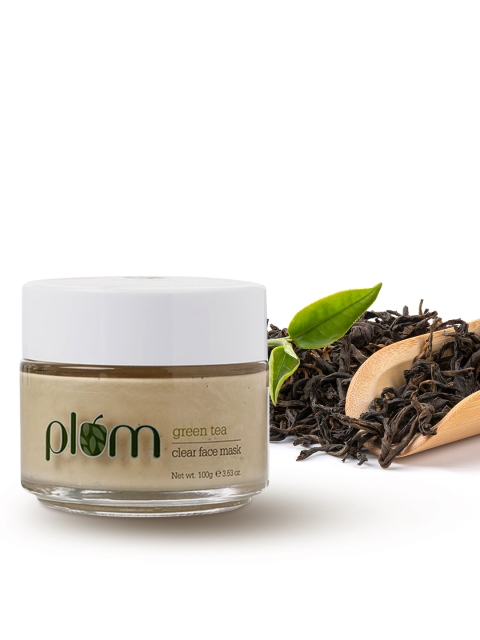 

Plum Green Tea Clear Face Mask - 100 gm, Brown