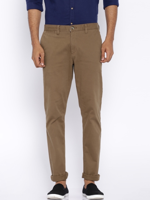 

U.S. Polo Assn. Brown Slim Fit Chino Trousers