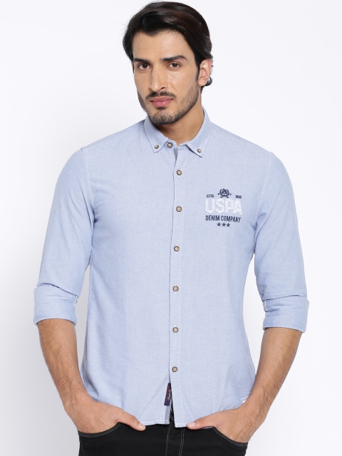 

U.S. Polo Assn. Denim Co. Blue Casual Shirt