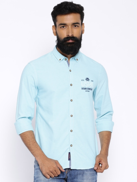 

U.S. Polo Assn. Denim Co. Green Casual Shirt