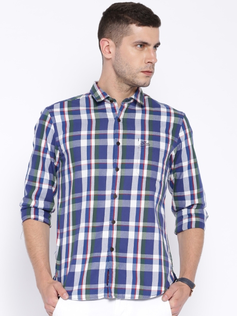 

U.S. Polo Assn. Denim Co. Navy Checked Casual Shirt, Blue