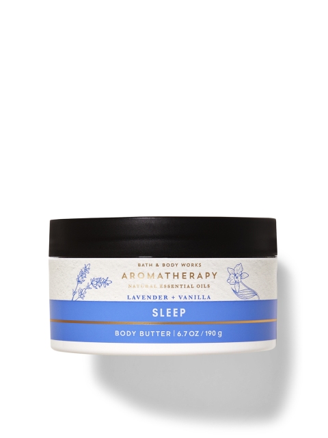 

Bath & Body Works Sleep Lavender Vanilla Body Butter 190g, White