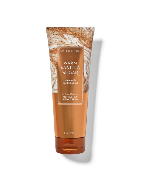 

Bath & Body Works Warm Vanilla Sugar Ultra Shea Body Cream - 226g, Gold