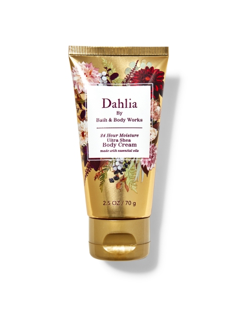 

Bath & Body Works Dahlia 24 Hour Moisture Ultra Shea Body Cream-70 g, Gold