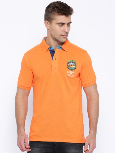 

U.S. Polo Assn. Orange Polo T-shirt