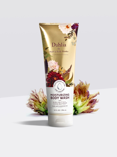 

Bath & Body Works Dahlia Moisturizing Body Wash with Shea & Cocoa Butter 296 ml, Gold