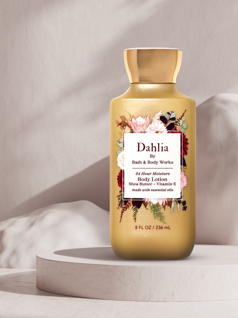 

Bath & Body Works Dahlia 24 Hour Moisture Super Smooth Body Lotion-236 ml, Yellow