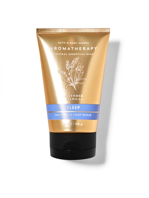 

Bath & Body Works Unisex Lavender Vanilla Sleep Smoothing Foot Scrub - 113 g, Gold