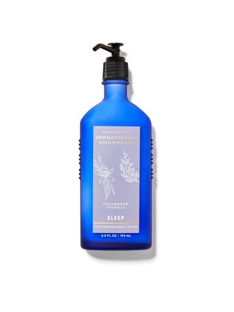 

Bath & Body Works Sleep Cedarwood Vanilla Body Lotion-192 ml, Blue
