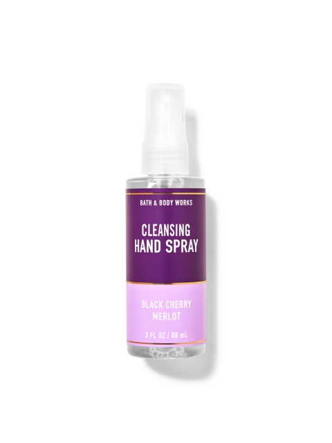 

Bath & Body Works Unisex Black Cherry Merlot Cleaning Hand Spray - 88ml, Purple